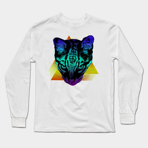 Rad Ocelot Long Sleeve T-Shirt by RadRecorder